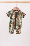 Pelele de bambú con estampado de camuflaje