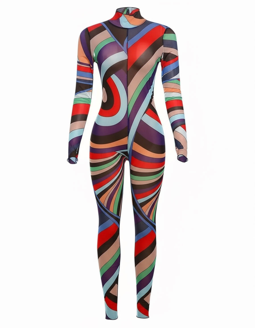 Abstract Jumpsuit