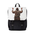 "Jesus Has My Back" Unisex Casual Shoulder Backpack, Backpack-Purse (white )