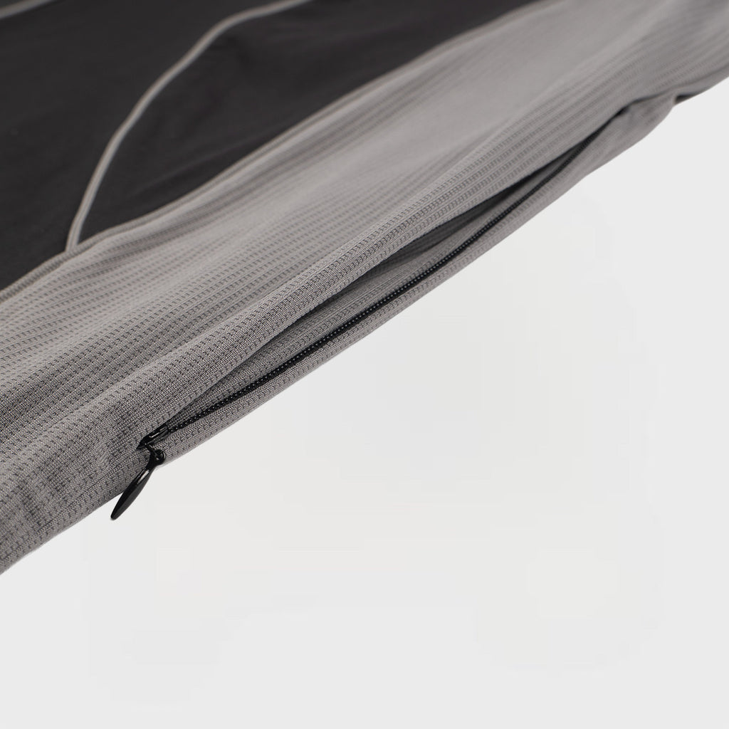 SUDADERA CON CREMALLERA CORTA CANDLE | GRIS OSCURO