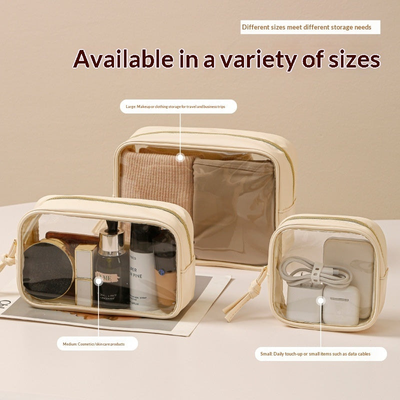 Travel Toiletry Bag Portable Transparent And Easy To Carry
