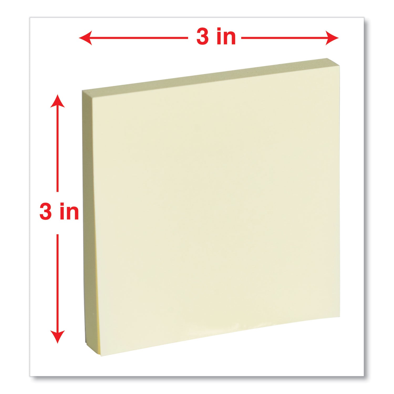 Universal Fan-Folded Self-Stick Pop-Up Note Pads, 3" x 3", Assorted Pastel Colors, 100 Sheets/Pad, 12 Pads/Pack