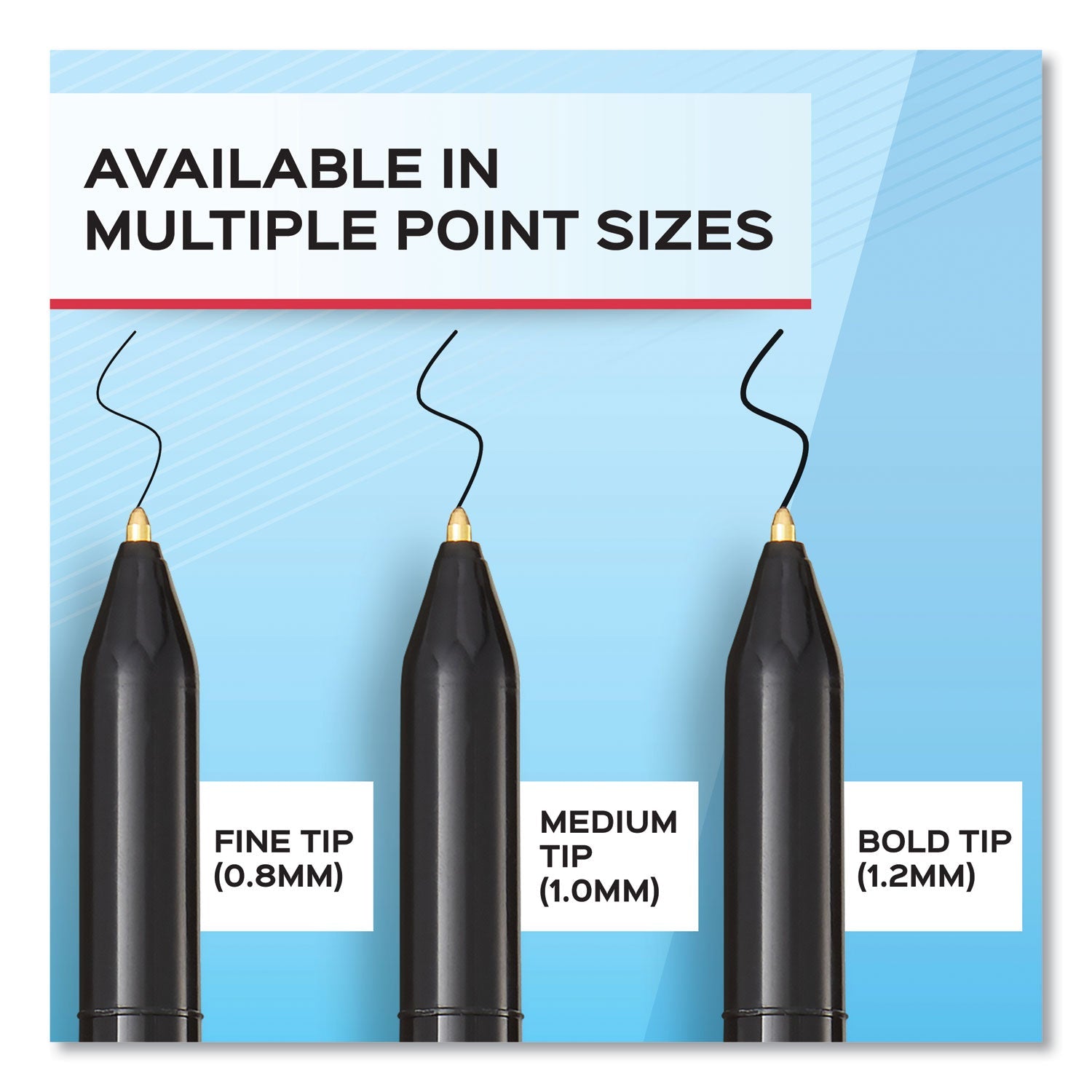Paper Mate Write Bros. Ballpoint Pen, Stick, Bold 1.2 mm, Blue Ink, Blue Barrel, Dozen