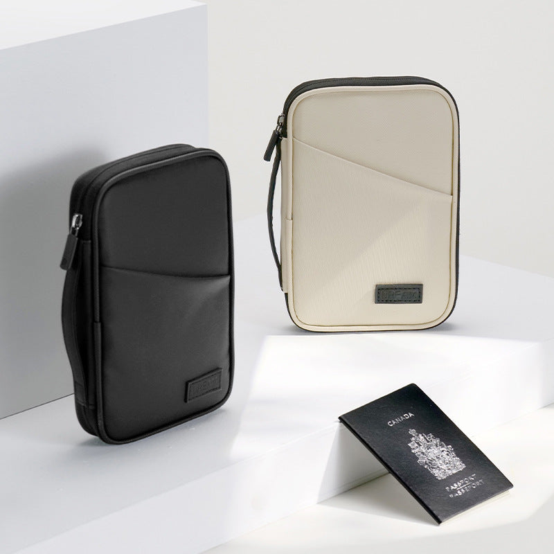 Bolsa sencilla para guardar pasaporte e identificación de viaje