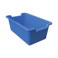 deflecto Antimicrobial Rectangle Storage Bin, Blue