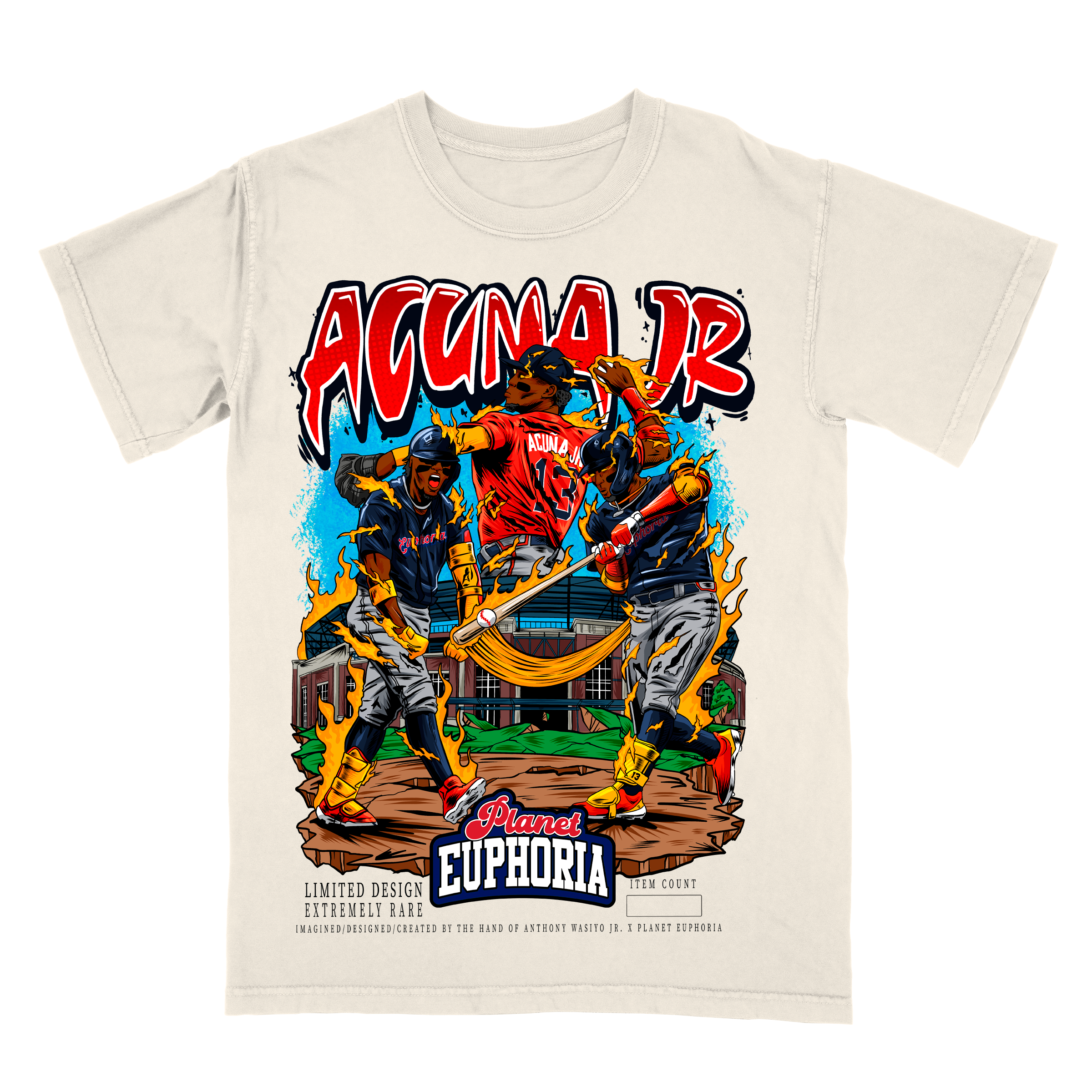 Youth Ronald Acuña Jr. Limited Edition MLB Player Graphic T-Shirt