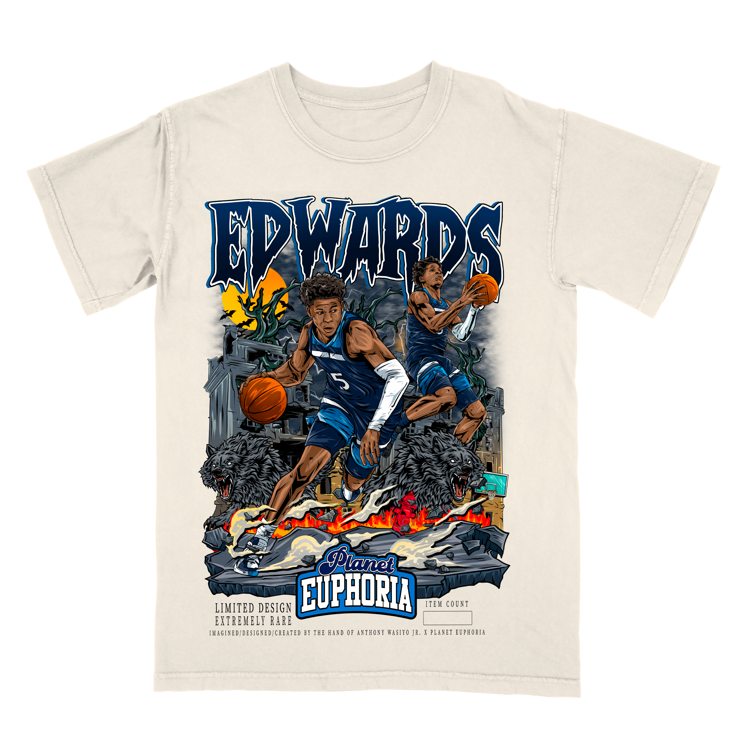 Anthony Edwards V3 Limited Edition NBA Player Graphic T-Shirt
