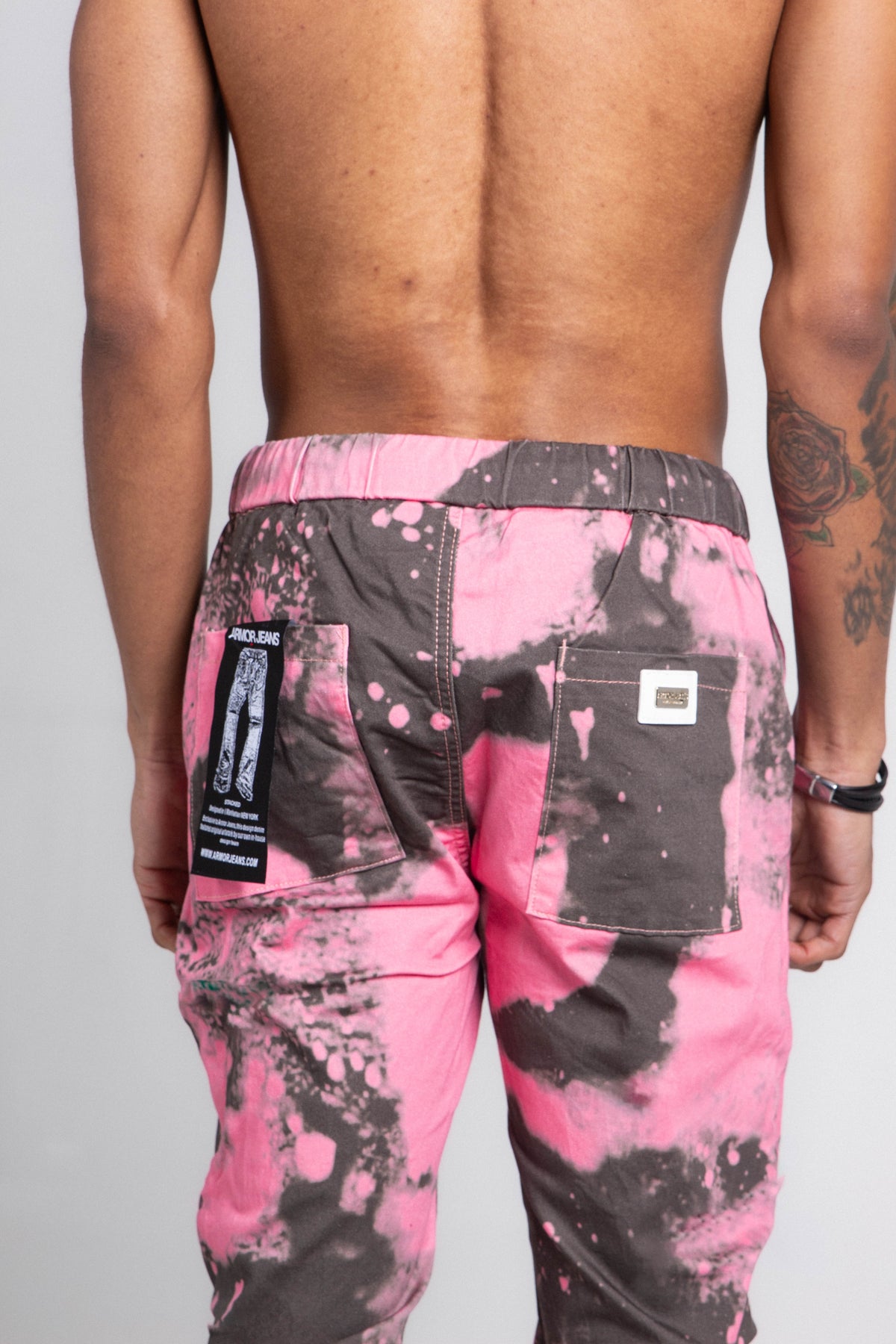 AJ04SK COLOR DYE STACKED JEANS