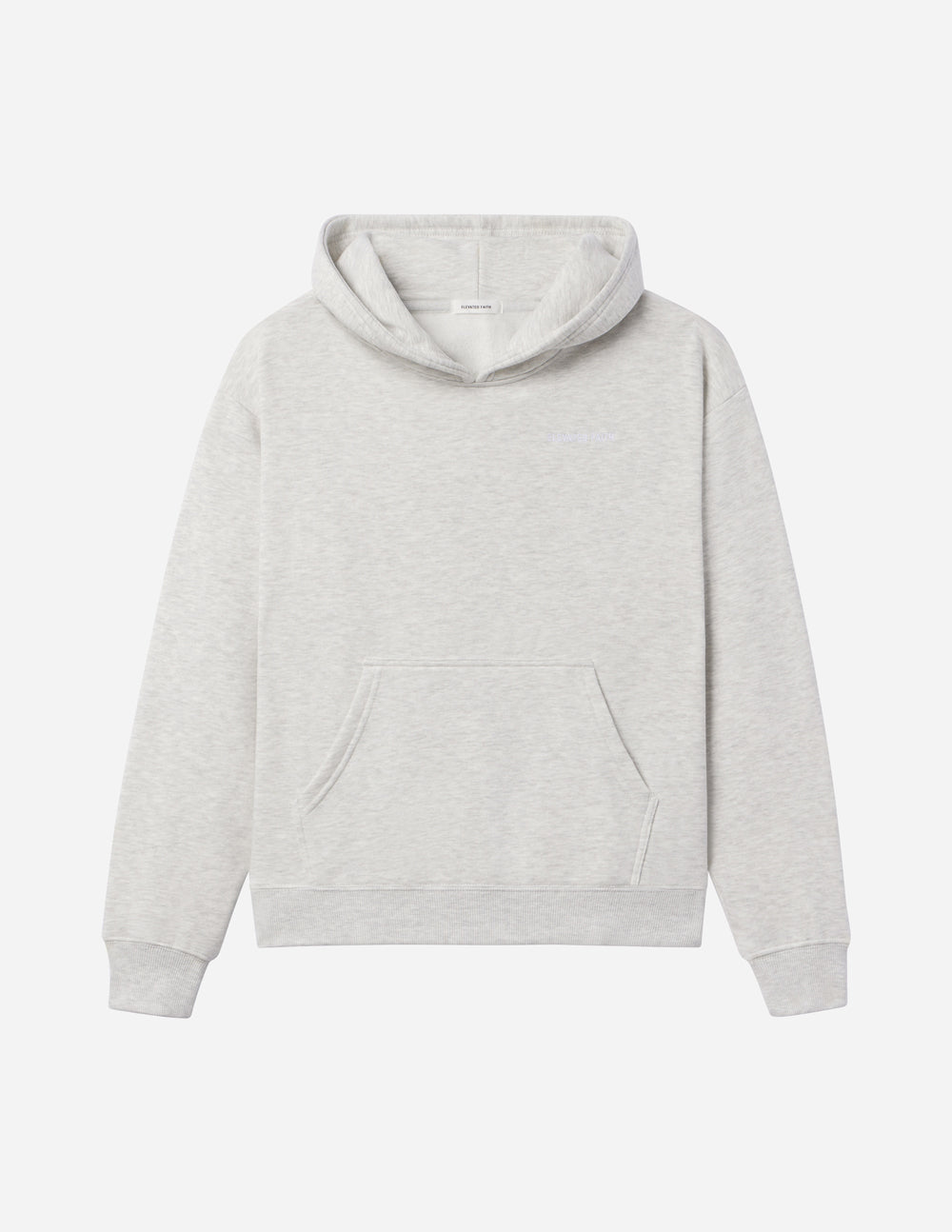 Sudadera unisex con capucha básica gris nube