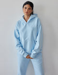 Sudadera con capucha unisex Basics Dream Blue