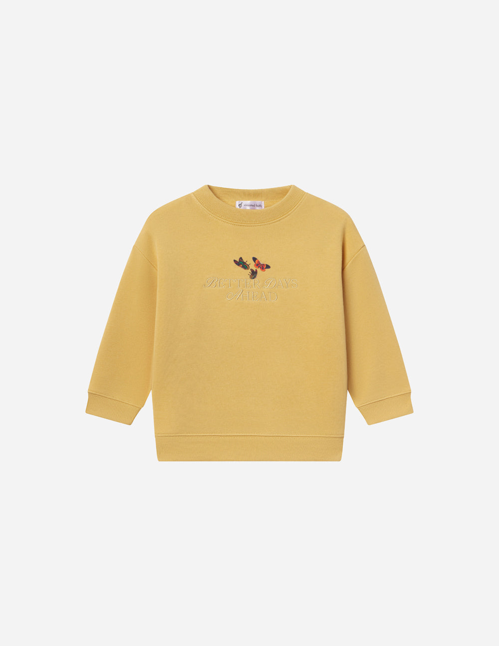 Sudadera de cuello redondo para niños Better Days Butterfly