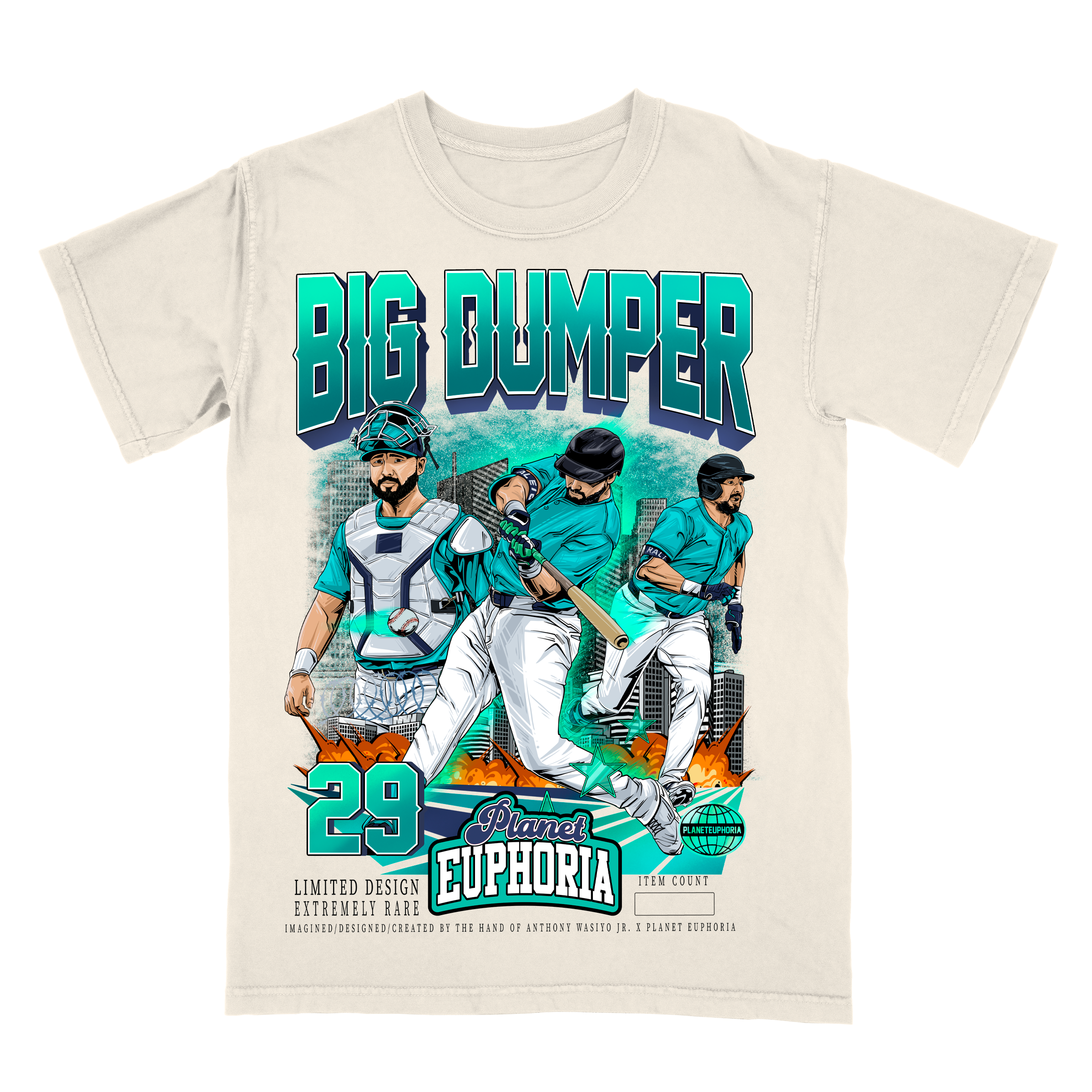 Youth Cal Raleigh Limited Edition MLB Player Graphic T-Shirt