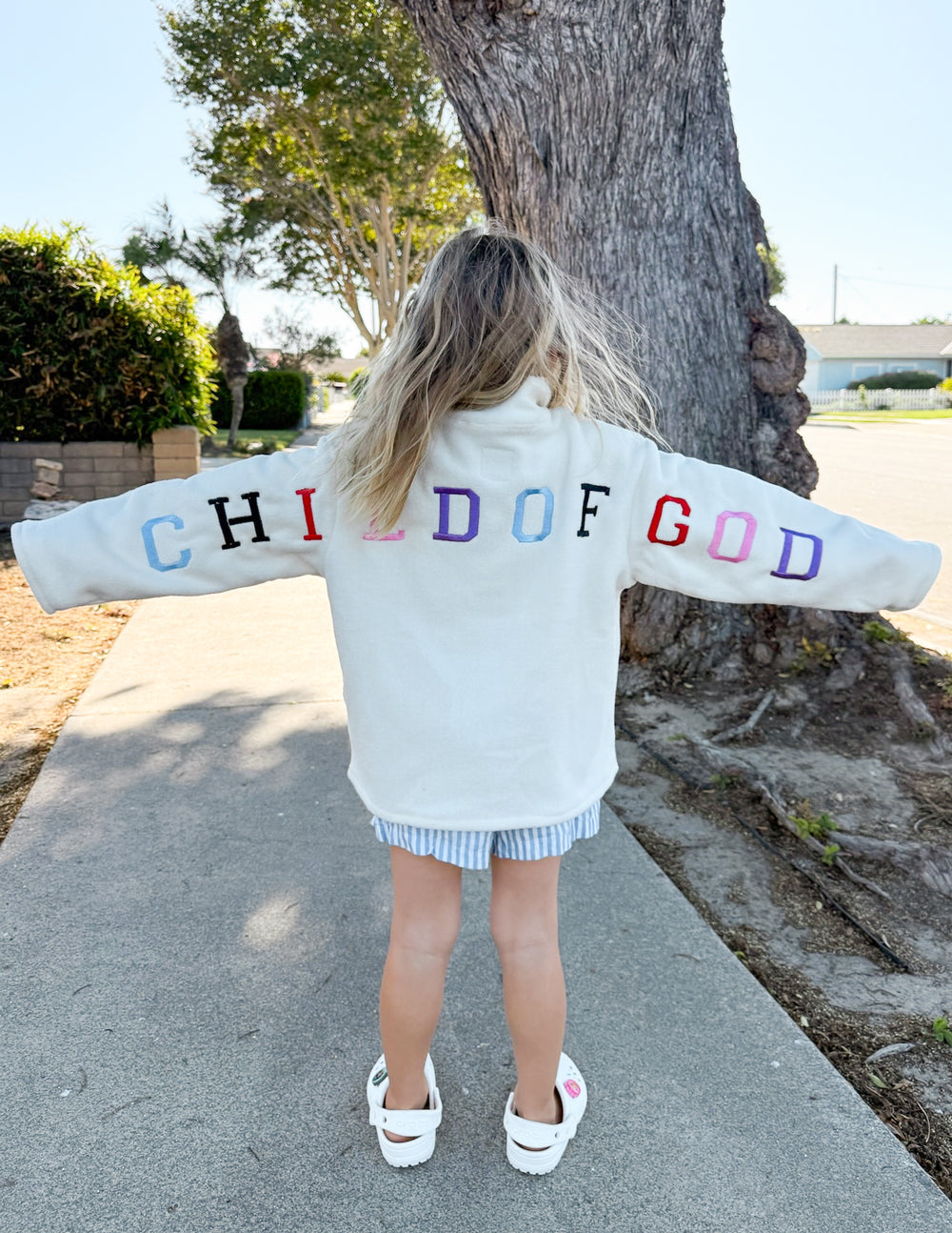 Sudadera polar "Hijo de Dios" para niños
