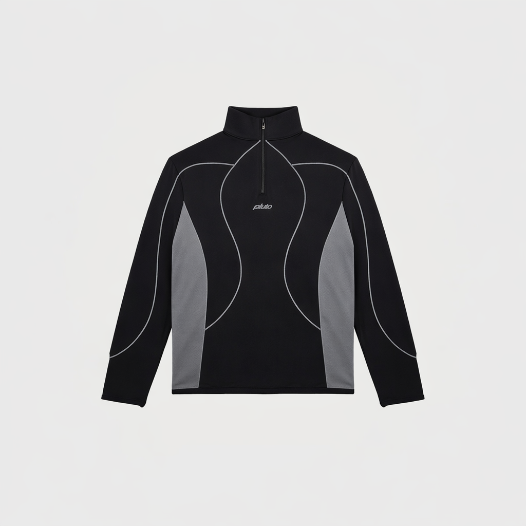 SUDADERA CON CREMALLERA CORTA CANDLE | GRIS OSCURO