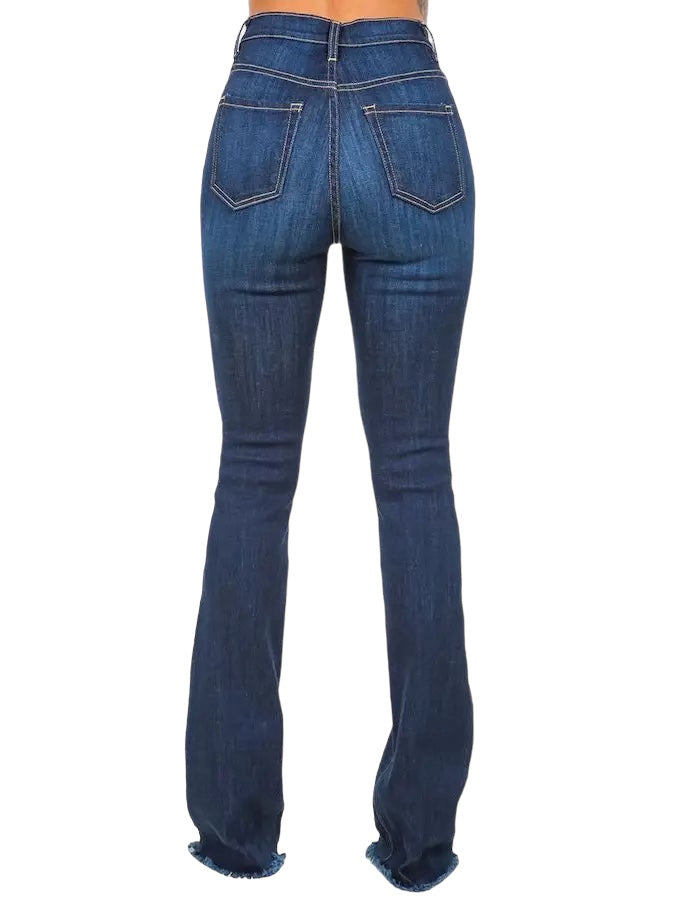 Vaqueros Casey de corte de bota {Aptos para chicas altas}