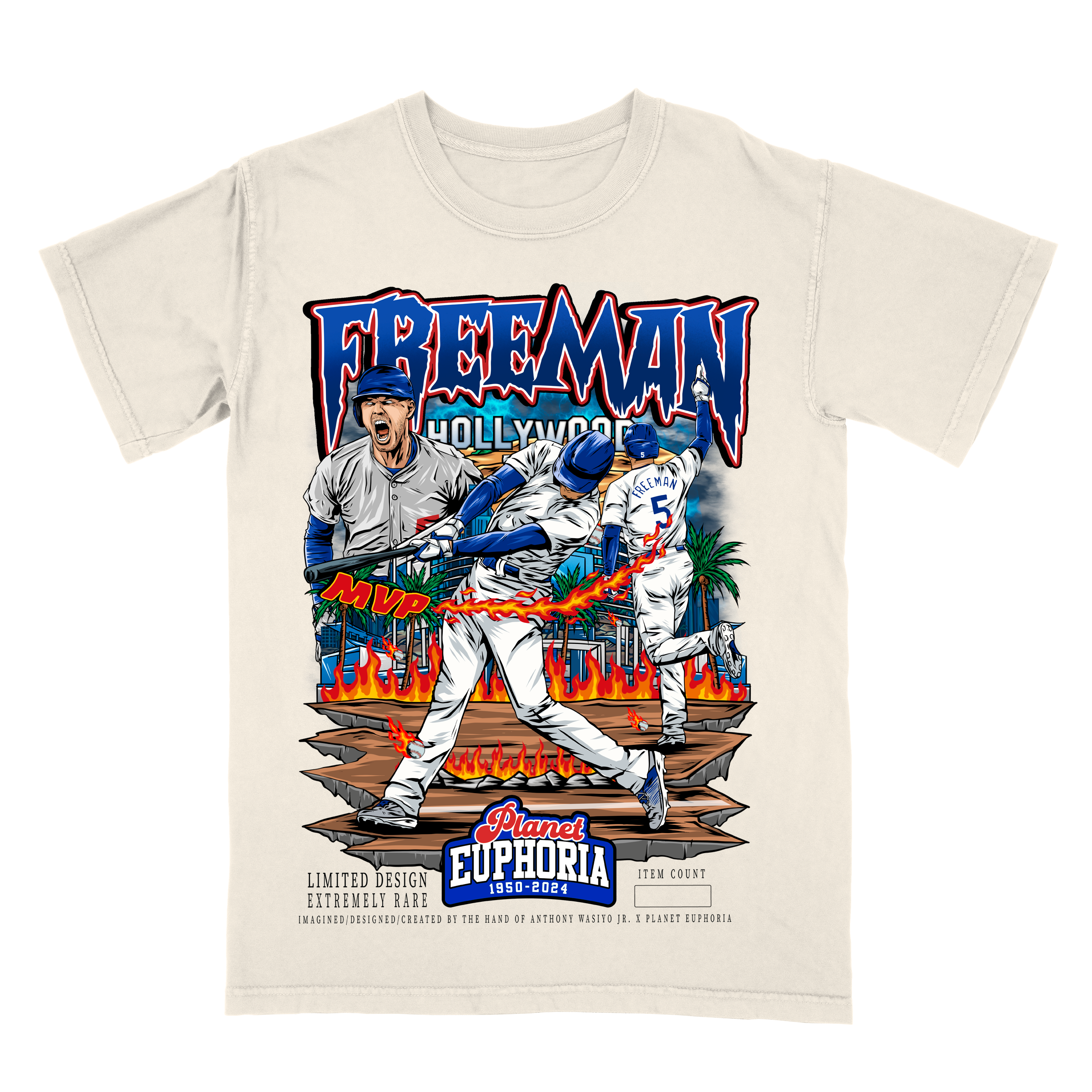 Youth Freddie Freeman V2 Limited Edition MLB Player Graphic T-Shirt