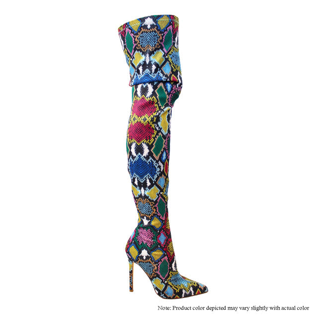 Gisele - Multi Snake Lycra {Order 1/2 Size Larger}