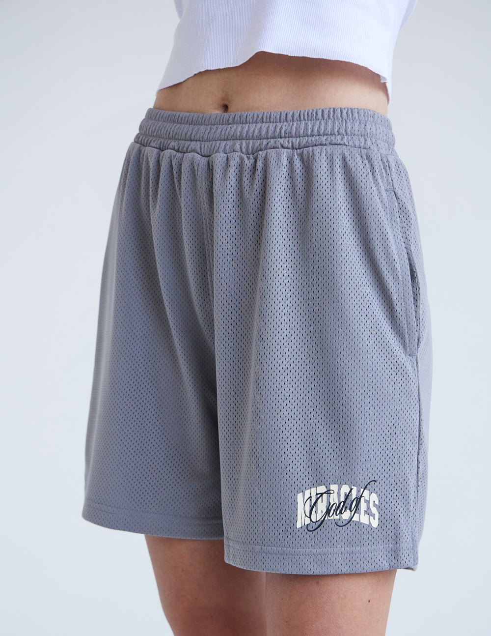 Pantalón corto de malla unisex God of Miracles