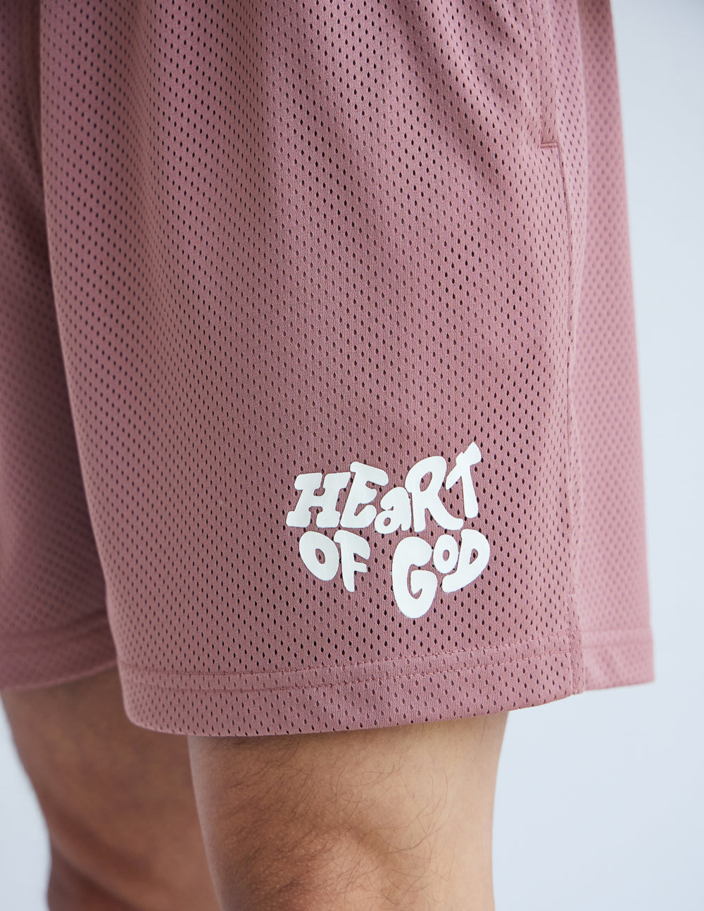 Short de malla unisex con el Corazón de Dios