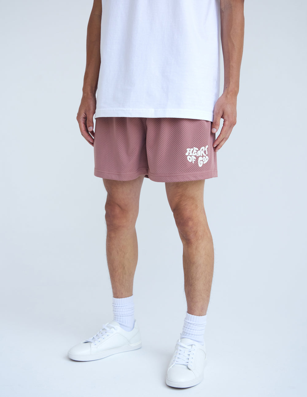 Short de malla unisex con el Corazón de Dios