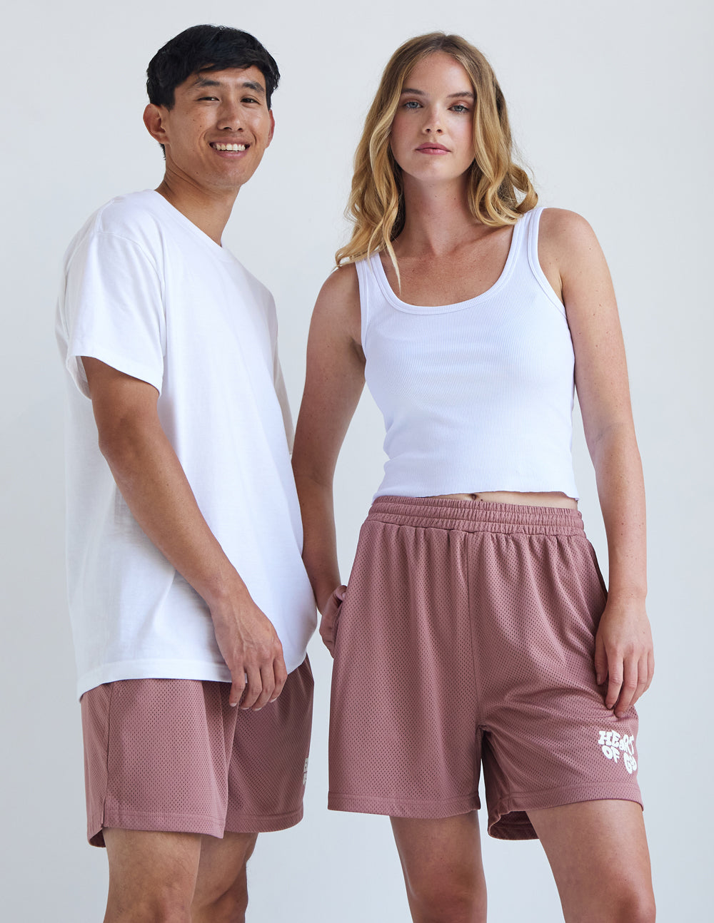 Short de malla unisex con el Corazón de Dios