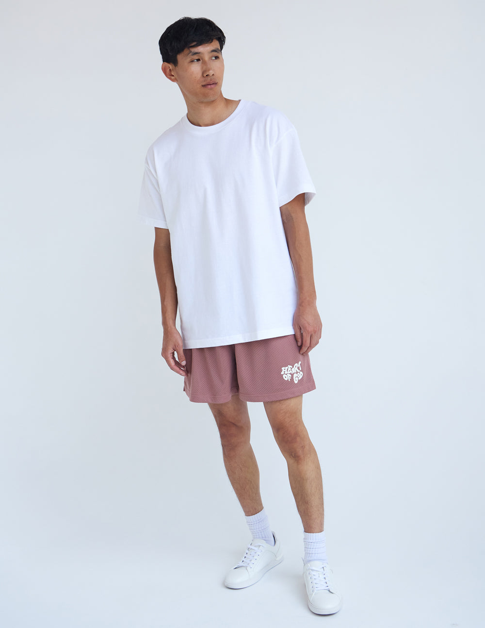 Short de malla unisex con el Corazón de Dios