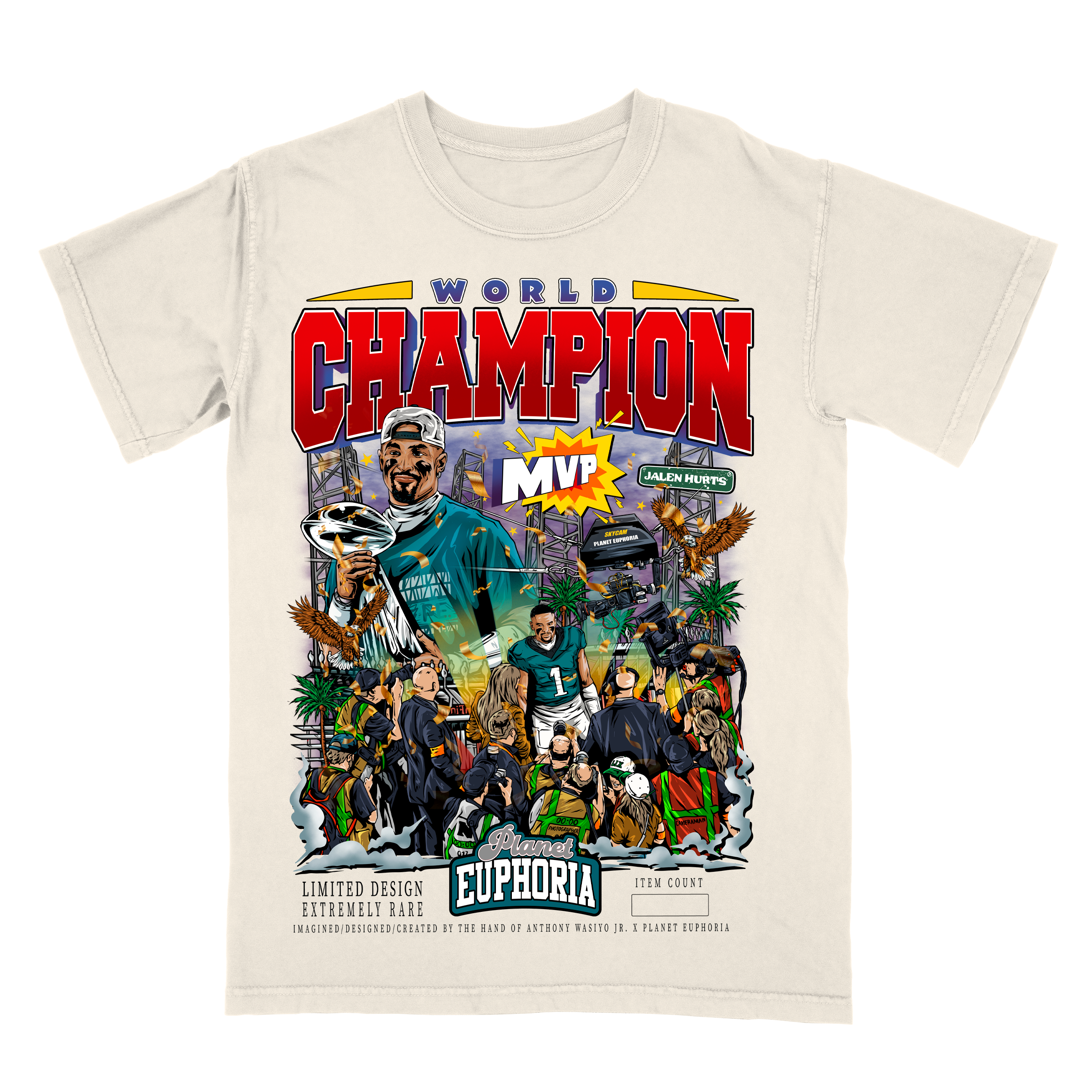 Youth Jalen Hurts Limited Edition NFL Player Graphic T-Shirt