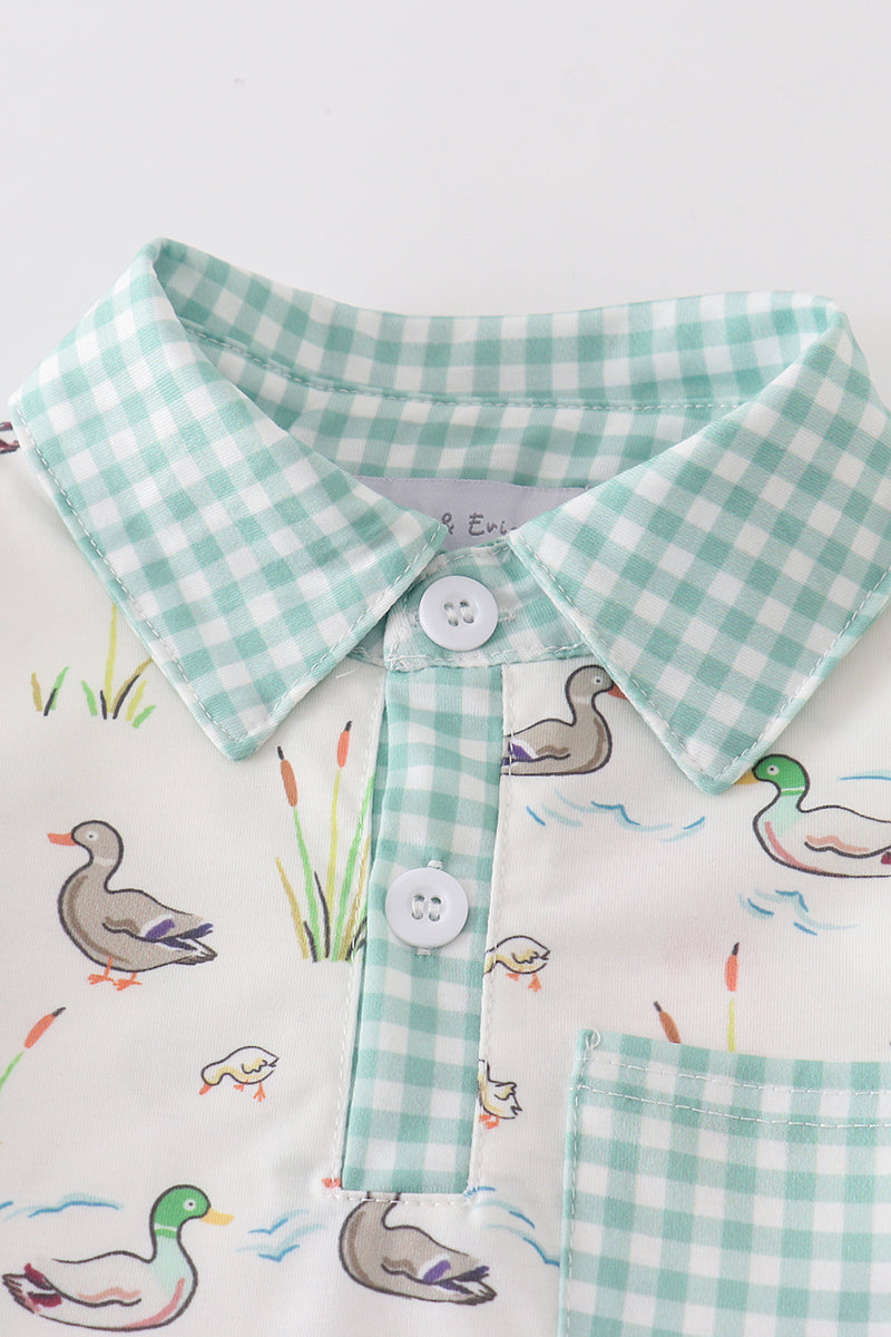 Conjunto de shorts Mallard en salvia