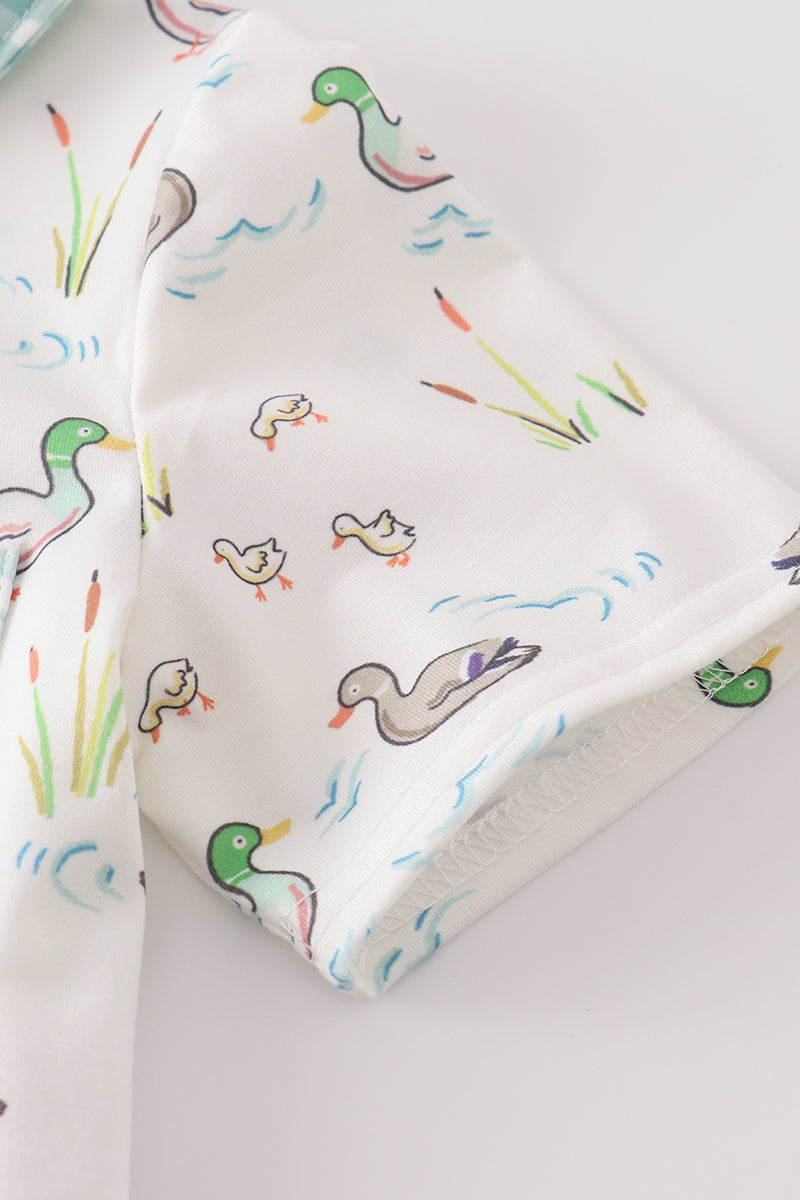 Conjunto de shorts Mallard en salvia