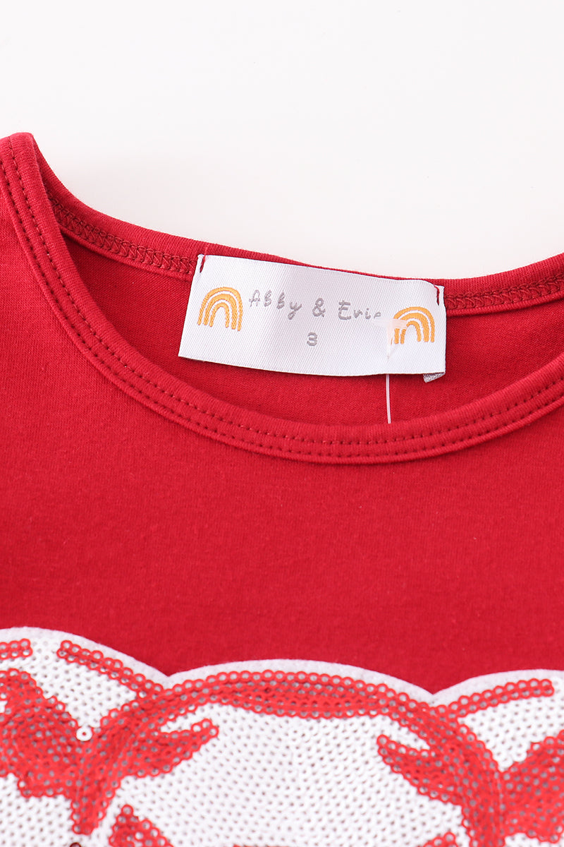 Top de lentejuelas Alabama para mamá e hija