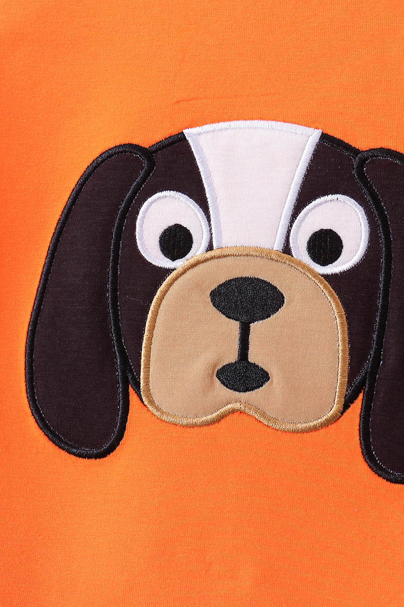 Juego de apliques de perro naranja de Tennessee