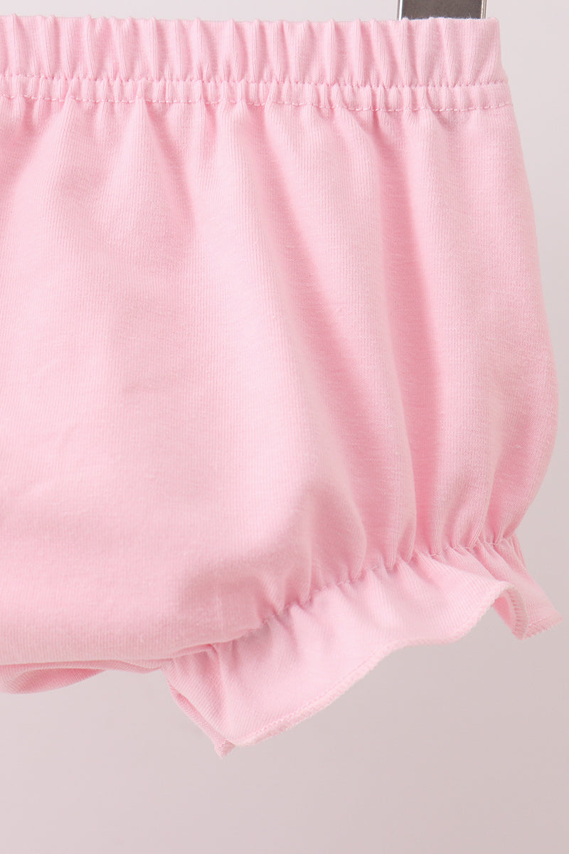Burbuja de apliques de libro con estampado de rayas rosas de manzana