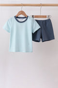 Conjunto de pantalones cortos Blue Stripe