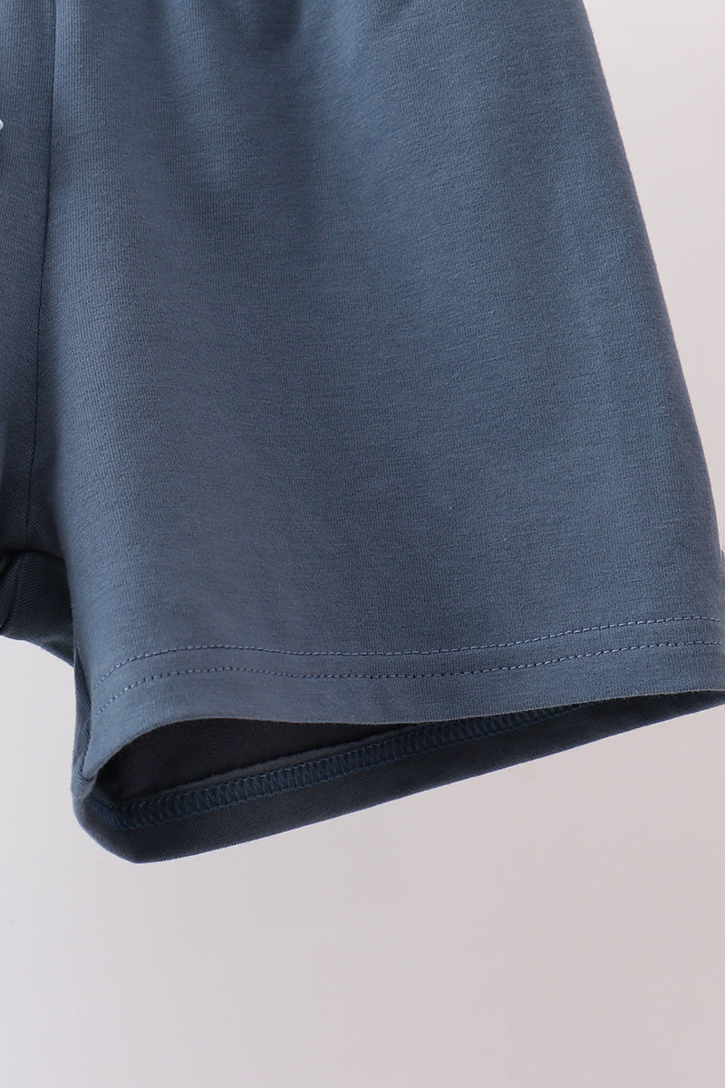 Conjunto de pantalones cortos Blue Stripe