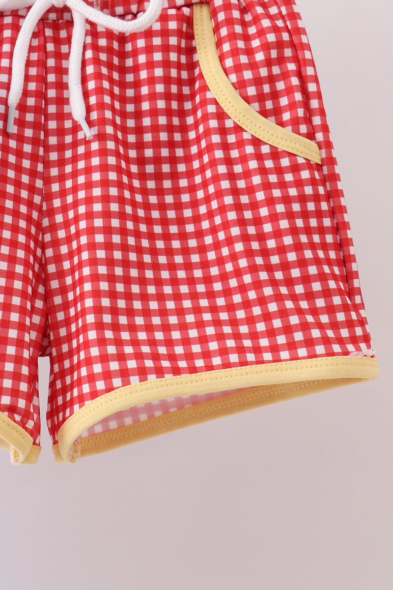 Conjunto de Shorts Bordados Carrusel Azul