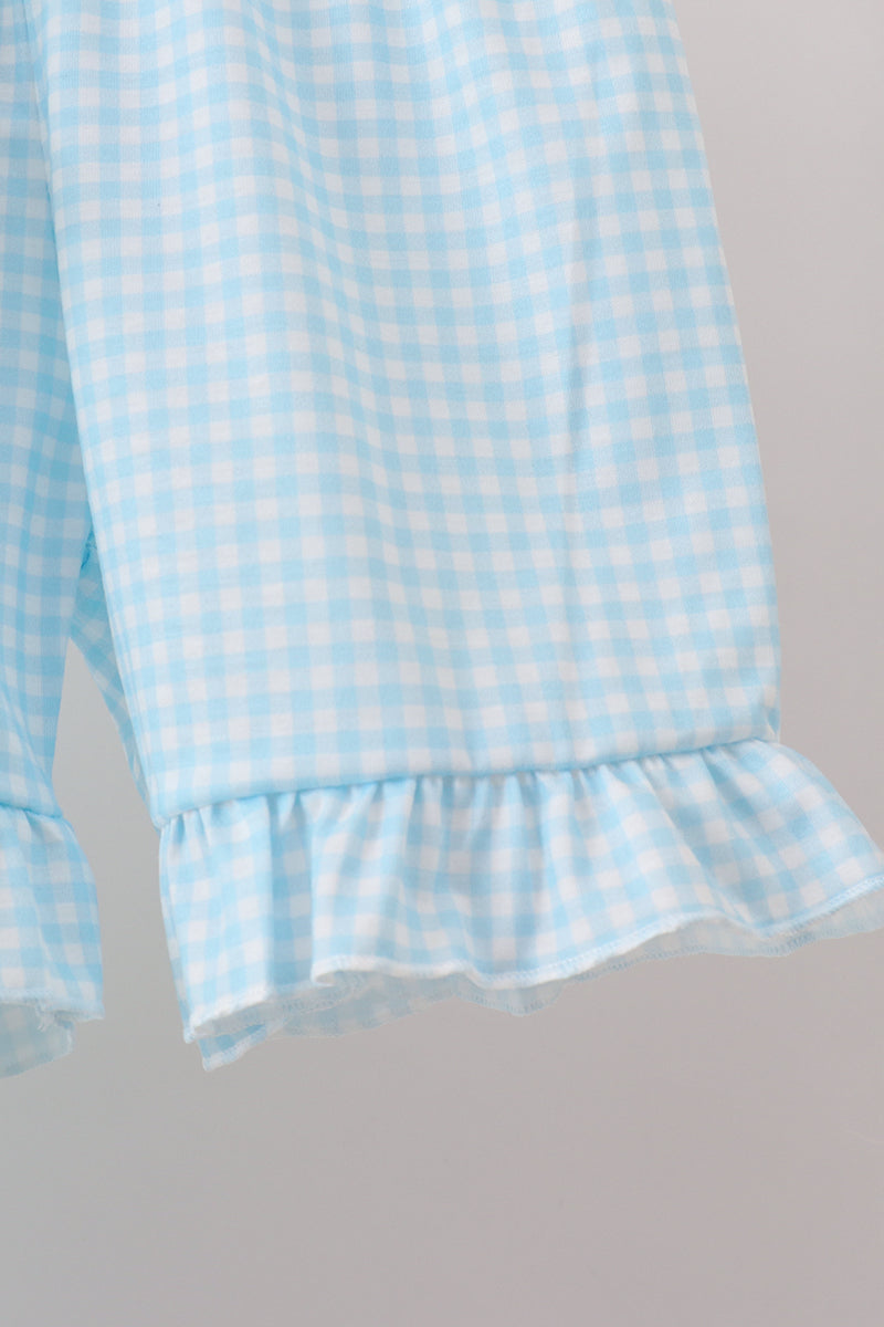 Conjunto de shorts con volantes florales Green House