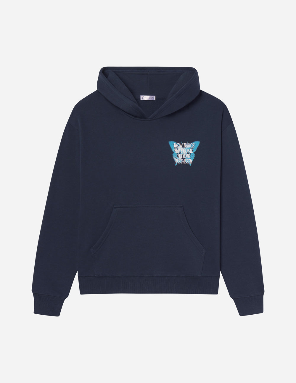 Sudadera unisex con diseño de mariposa renovado