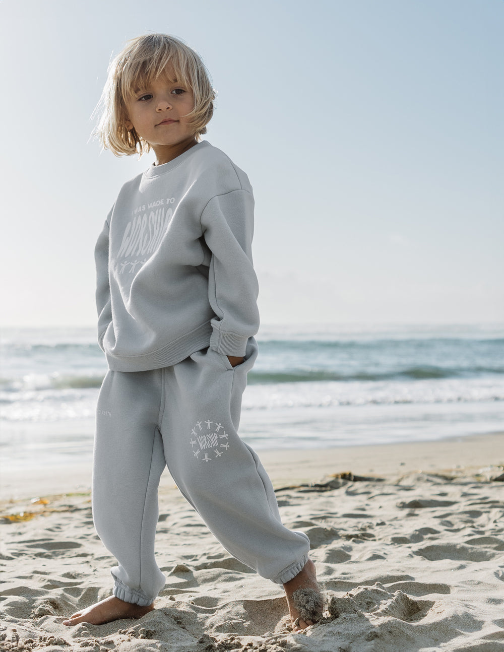 Pantalón de chándal "Made To Worship" para niños