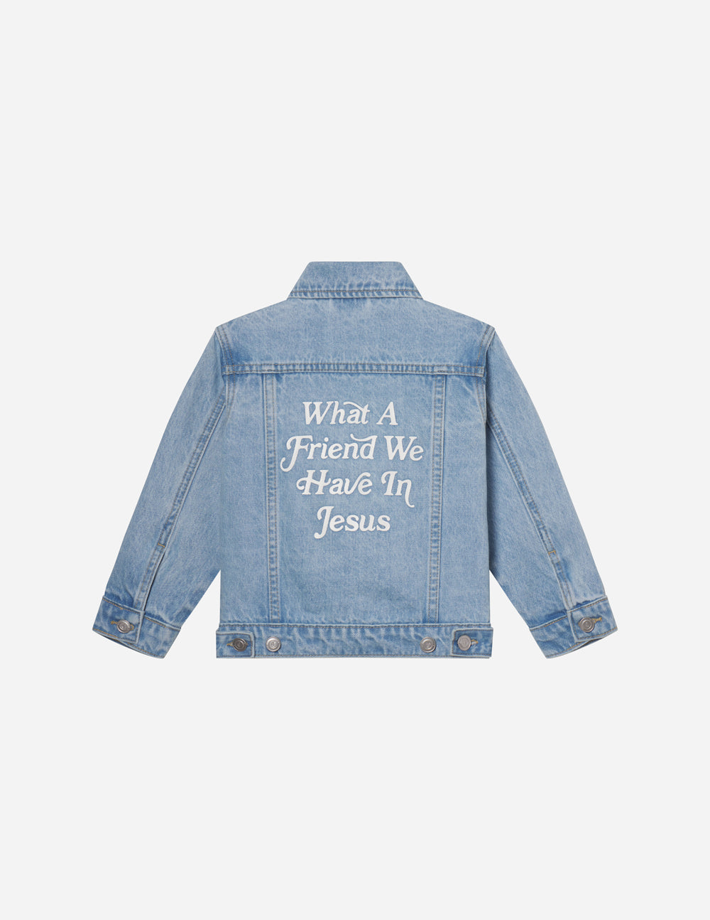 Chaqueta Vaquera para Niños "Qué Amigo Tenemos en Jesús"