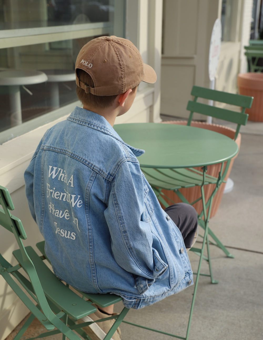 Chaqueta Vaquera para Niños "Qué Amigo Tenemos en Jesús"