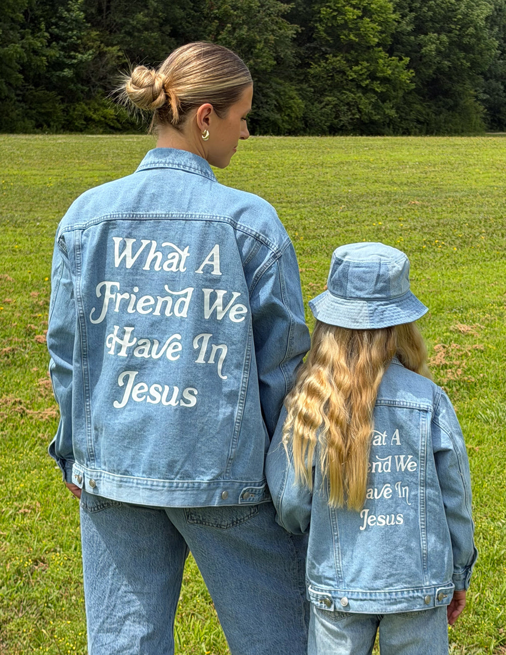 Chaqueta Vaquera para Niños "Qué Amigo Tenemos en Jesús"