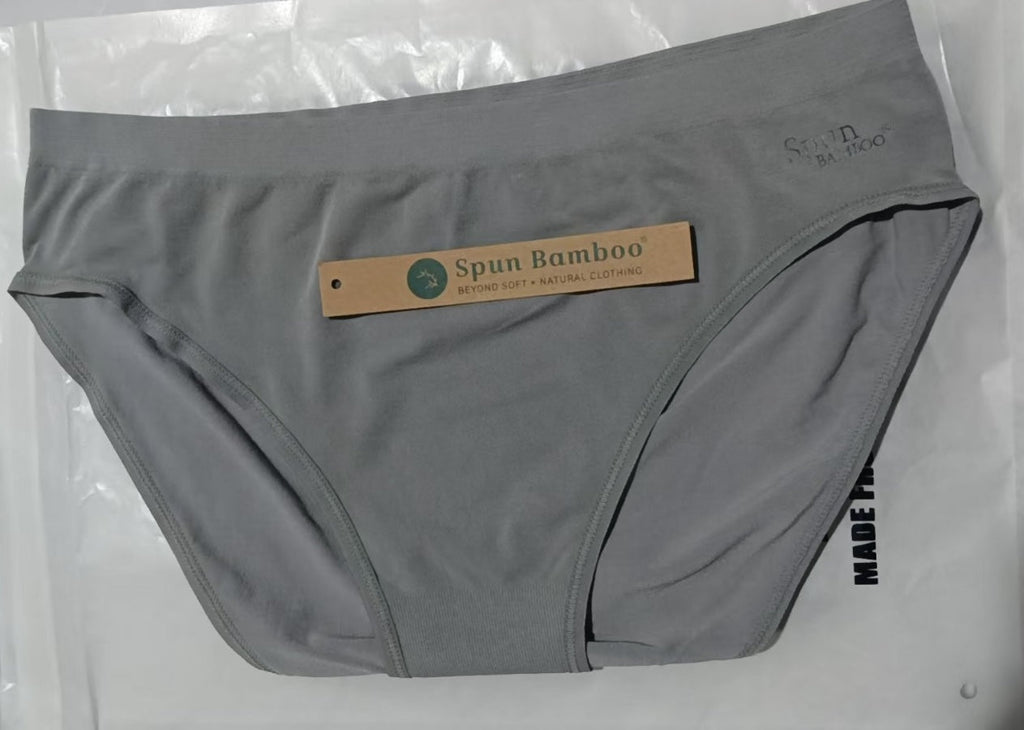 Nueva ropa interior estilo braga de pierna alta de bambú/algodón para mujer