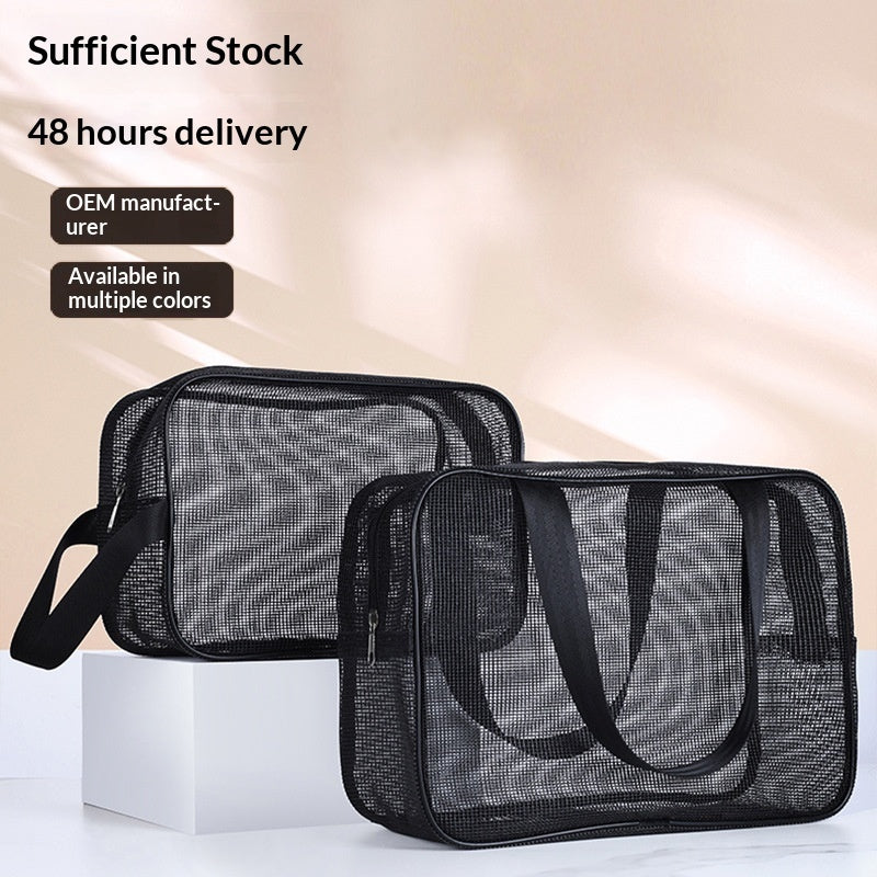 Bolsa de Aseo de Malla para Hombres para Almacenamiento de Artículos de Baño