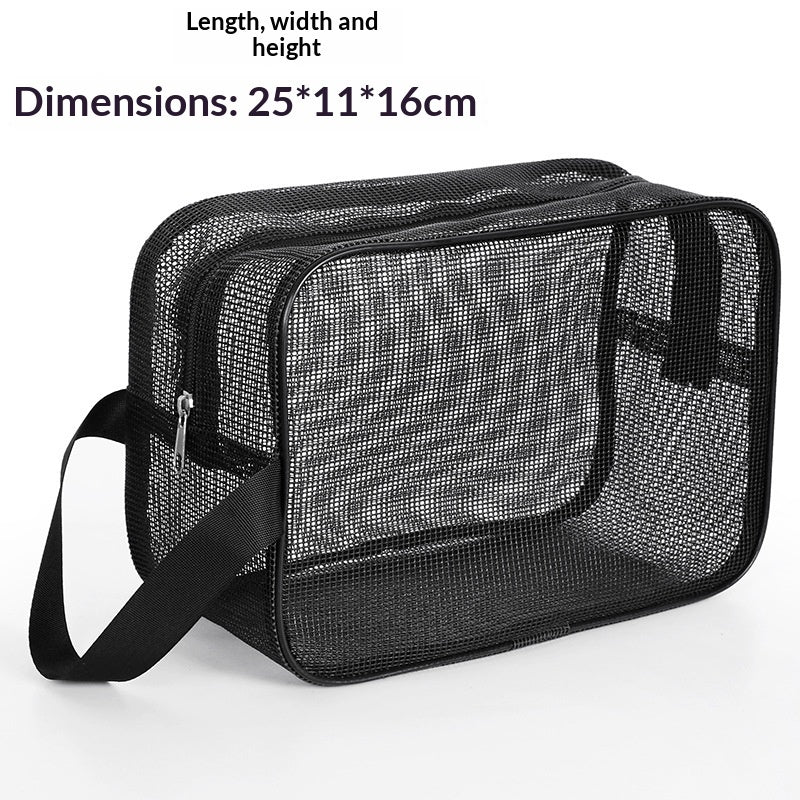 Bolsa de Aseo de Malla para Hombres para Almacenamiento de Artículos de Baño