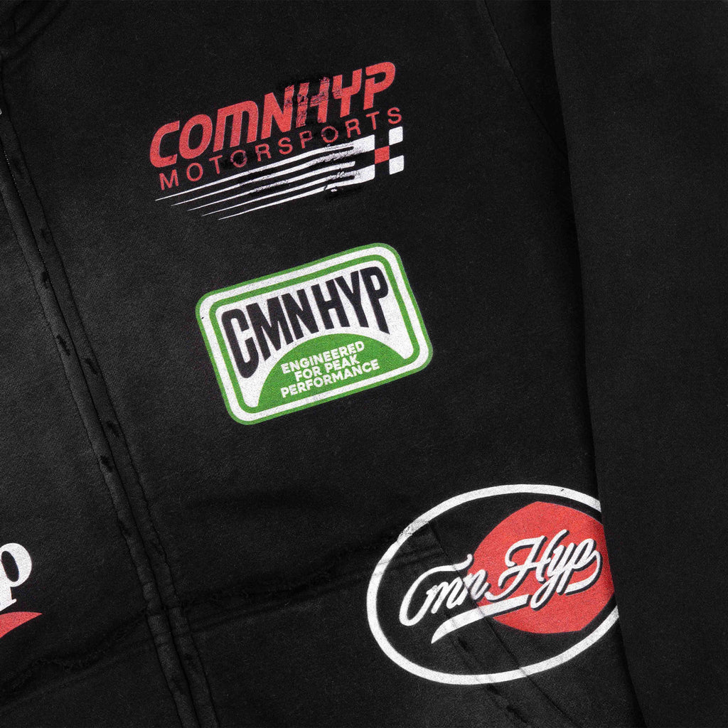 Sudadera con capucha Common Hype Auto Icon negra vintage