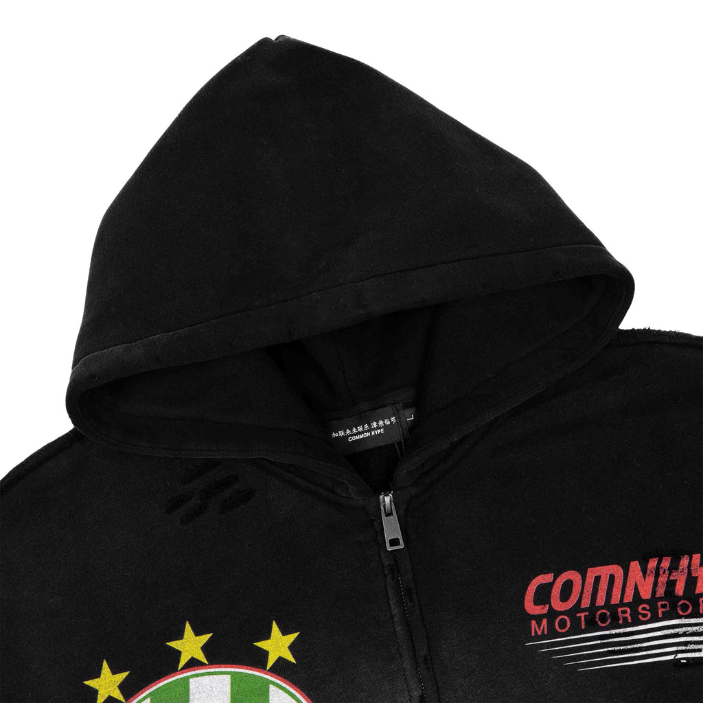 Sudadera con capucha Common Hype Auto Icon negra vintage
