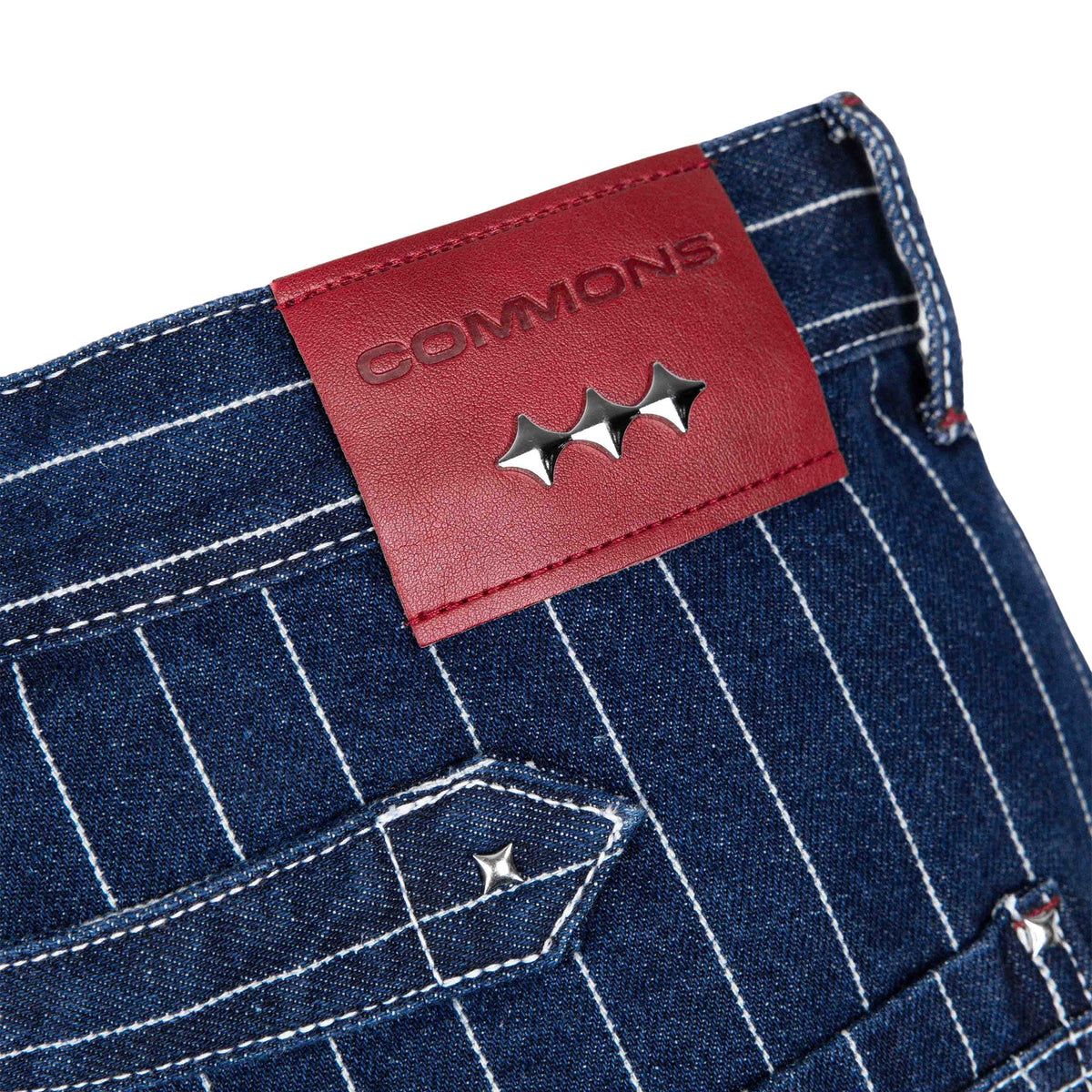 Pantalón vaquero Common Pinstripe Conductor azul medianoche