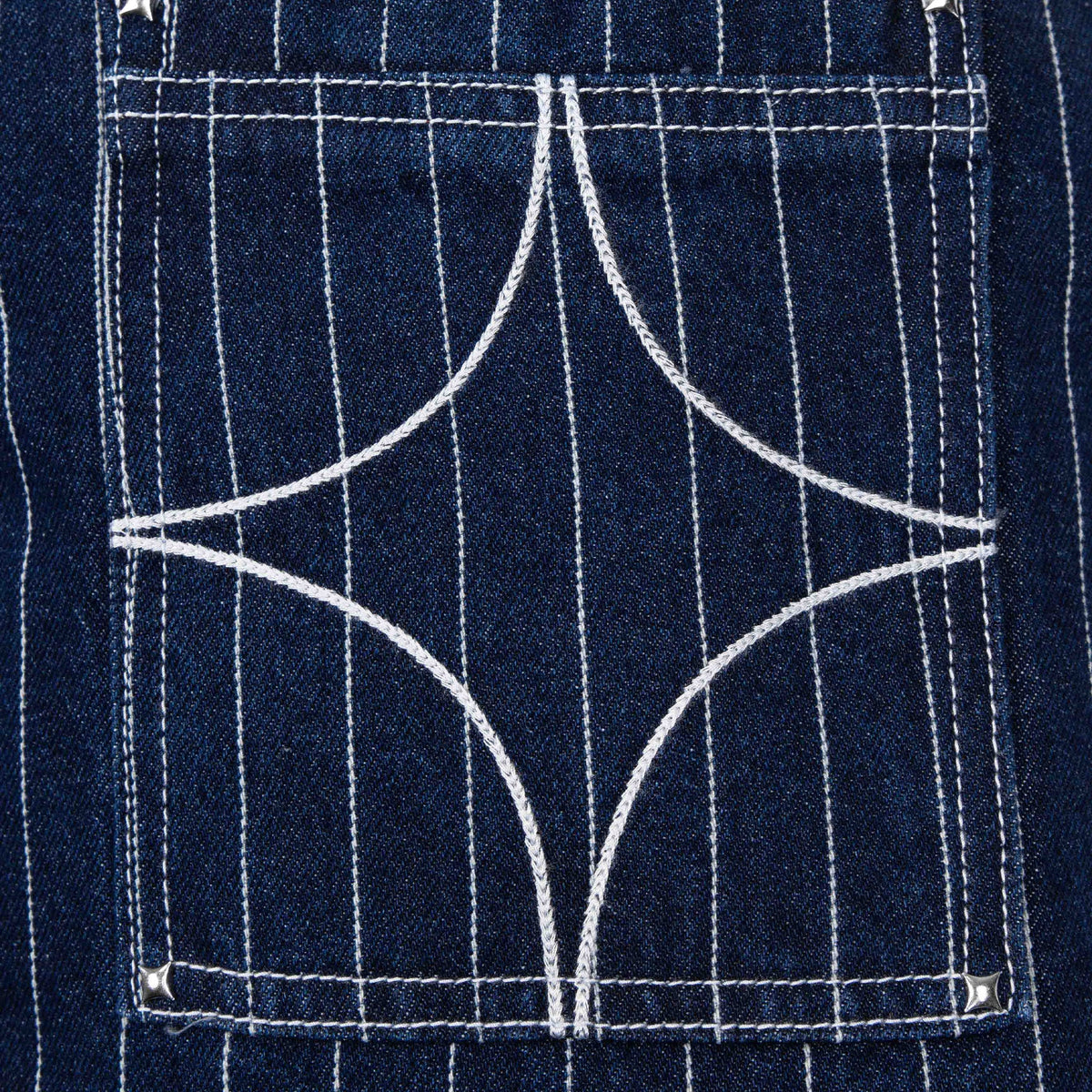 Pantalón vaquero Common Pinstripe Conductor azul medianoche