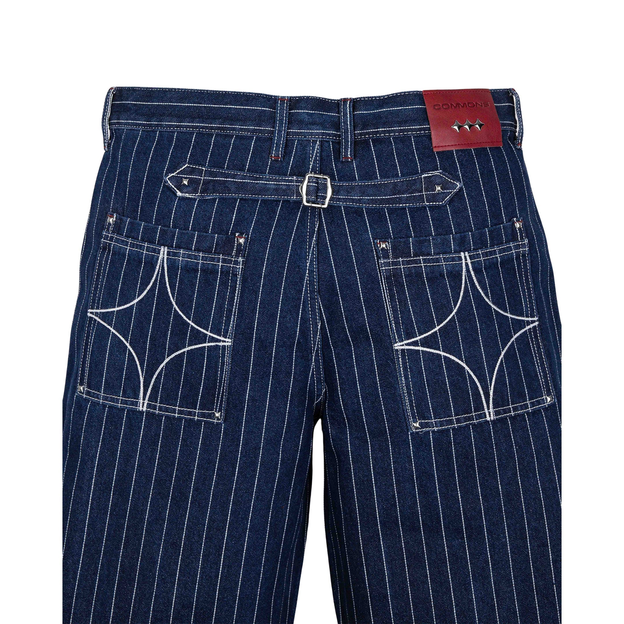 Pantalón vaquero Common Pinstripe Conductor azul medianoche