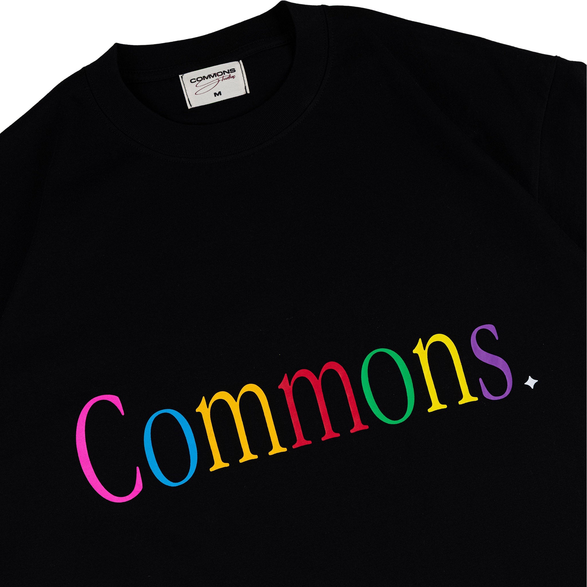 Commons Vivid Thread Tee Black